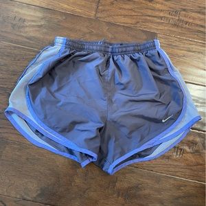 Dark purple/plum with light purple trim size small Nike tempo shorts